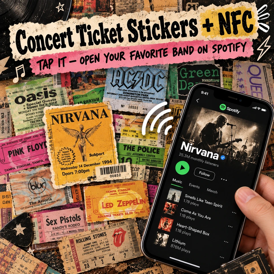 Rock Music Stickers